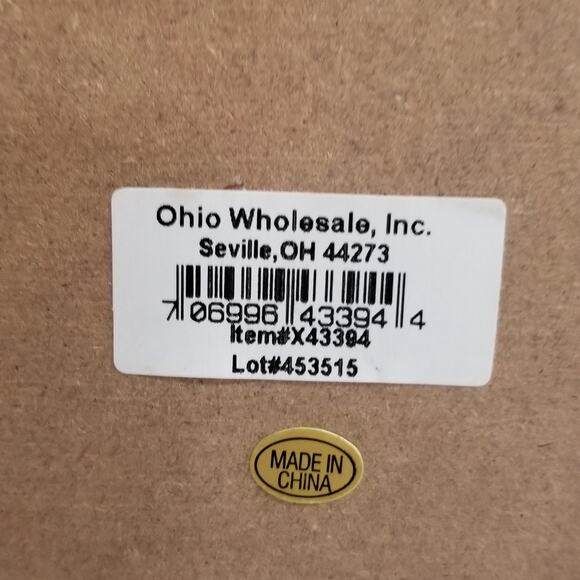 Rustic framed in dark red wood signed print of a snowman - Picture 7 of 8